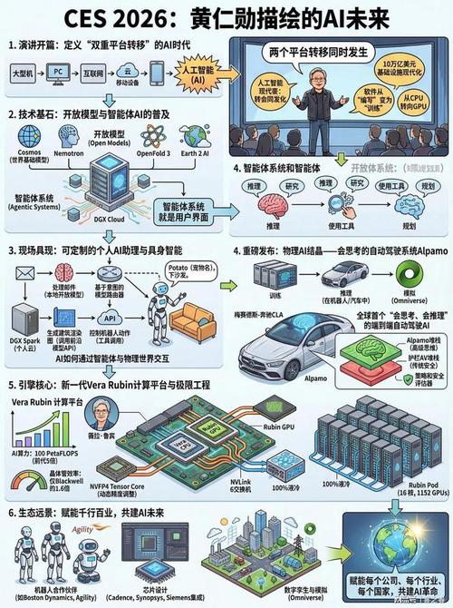 英伟达ceo黄仁勋在ces 2026主题演讲